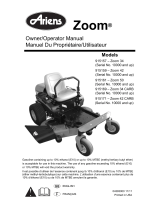 Ariens Zoom 34 User manual