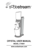 SodaStream Crystal CY8001 User manual