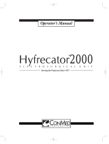 ConMed hyfrecator 2000 User manual