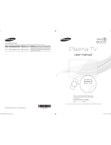 Samsung PN60E8000 E- Quick Manual