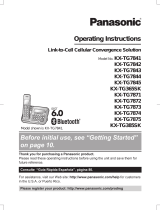 Panasonic KX-TG7843 Operating Instructions Manual