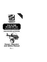 Iron & Oak BHH2099 Owner / Operator Use And Care Manual