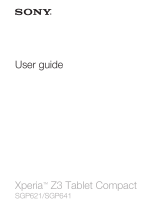 Sony Xperia Z3 SGP621 User manual
