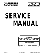 Mercury 75 MARATHON User manual
