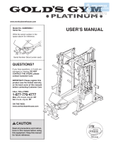 Gold's Gym Platinum GGBE6958.1 User manual