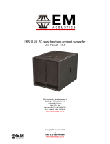 EM Acoustics EMS-115 User manual