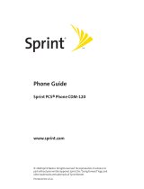 Sprint CDM-120 Phone Manual