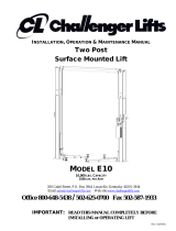 Challenger Lifts E10 Installation, Operation & Maintenance Manual