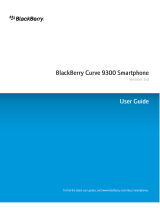 Blackberry Curve 9300 Series User manual
