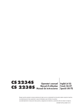 Jonsered CS2238 User manual