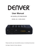 Denver DVBS-202HD User manual