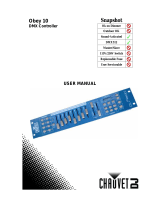 Chauvet Obey 10 User manual
