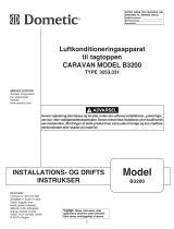 Dometic CARAVAN B3200 (Danish) User Manual