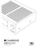 Cambridge Audio CRX200 Owner's manual