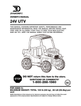 Dynacraft 24V UTV Owner's manual