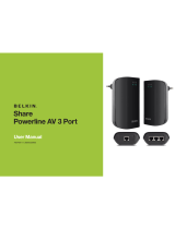 Belkin Share Powerline AV 3 Port User manual