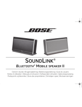 Bose SoundLink wireless music system Owner's manual
