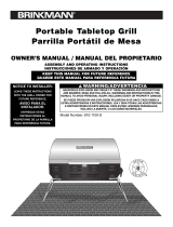 Brinkmann Portable Tabletop Grill Owner's manual