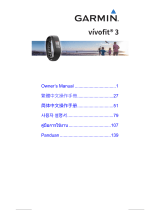 Garmin Vivofit 3 Owner's manual