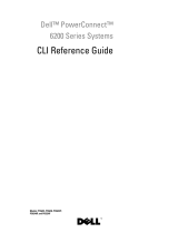 Dell PowerConnect 6248P Command Line Interface Manual