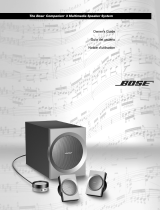 Bose Companion 3 Owner's manual