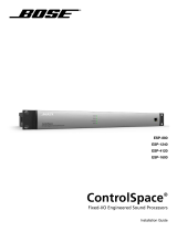Bose ControlSpace ESP-1600 Installation guide