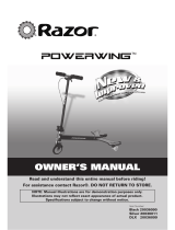 Razor Powerwing Owner's manual