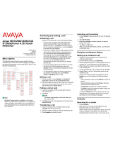 Avaya one-X 9621G Reference guide