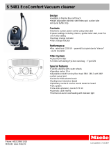 Miele S5 S5481 Quick start guide