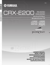 Yamaha RX-E200 Owner's manual
