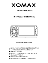 Xomax XM-VRSU4309BT v2 Installation guide
