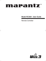Marantz RC3001 User manual