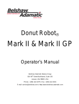 Belshaw Brothers Donut Robot Mark II GP User manual