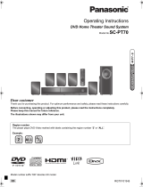 Panasonic SC-PT70 Operating Instructions Manual