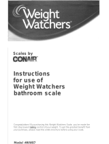 Conair Weight Watchers Instructions For Use Manual