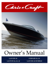 Chris-Craft Lancer 20 Owner's manual