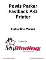 Powis Parker FASTBACK 15 User manual