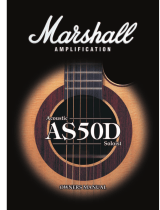 Marshall Amplification Acoustic Soloist AS50D Owner's manual