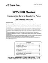 TSURUMI PUMP KTV series Operating instructions