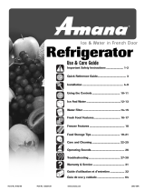 Amana AFI2538AES User manual