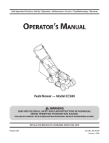 Cub Cadet 18M User manual