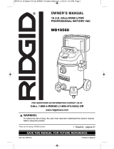RIDGID WD19560 Owner's manual
