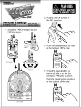 Tiger Hitclips FM Radio Cartridge 59610 Operating instructions