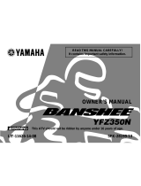 Yamaha BANSHEE YFZ350N Owner's manual