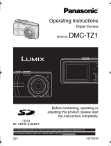 Panasonic DMC-TZ1K Operating Instructions Manual