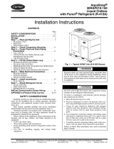 Carrier AQUASNAP 30RAP010-150 Installation Instructions Manual