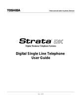 Toshiba Strata DK14 Strata DK16e User manual