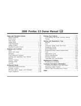 Pontiac 2009 G3 Owner's manual