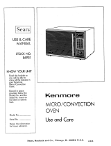 Kenmore Microwave Oven User guide