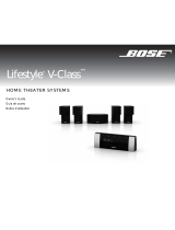 Bose Lifestyle V-Class Owner's manual